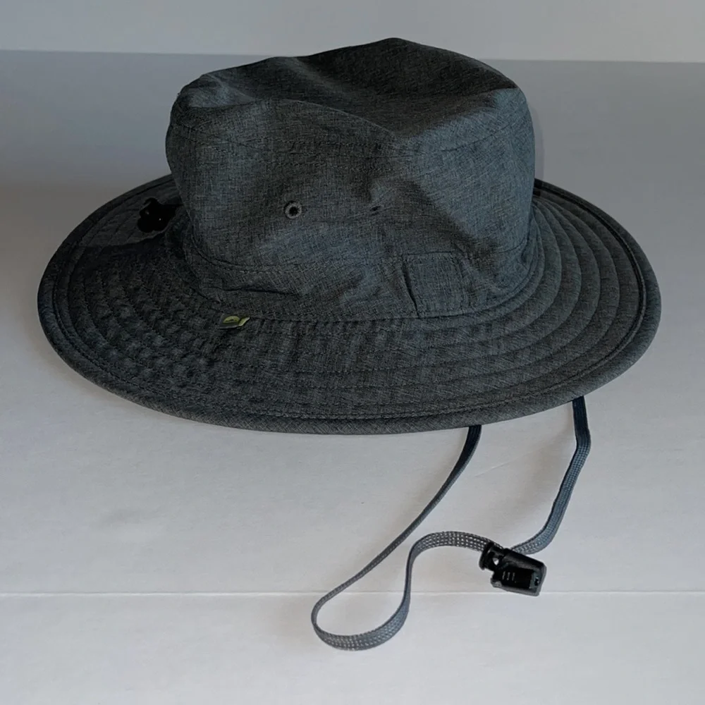 Solar Escape Gray Outdoor Hiking/Walking Drawstring Hat